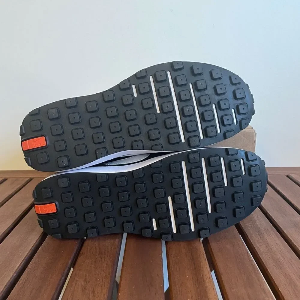 Nike Waffle One mesh sneakers Black Women size 6.5(DC2533-001)